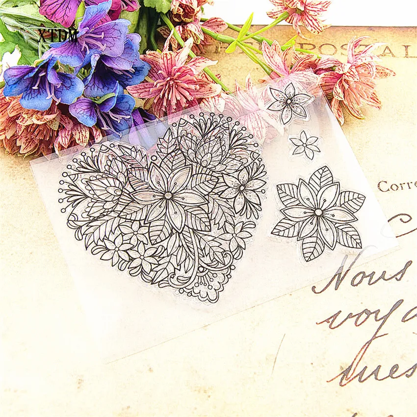 Хит продаж прозрачный штамп с надписью love силиконовый альбом для скрапбукинга