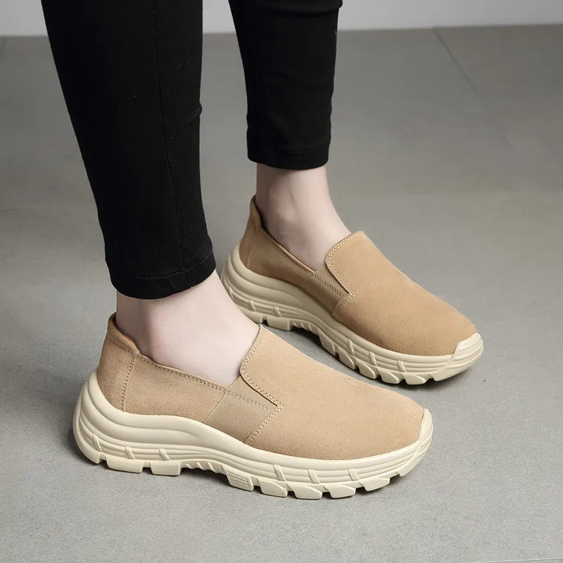 

Женская обувь на танкетке; Сезон осень; Новинка; Обувь на высоком каблуке в старом стиле; Женская обувь на толстой подошве в Корейском стиле; ...