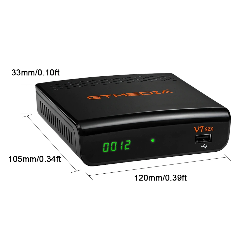 Оригинальный ресивер для спутникового ТВ 1080P Gtmedia v7 s2x с usb Wi-Fi gtmedia v7s2x цифровой