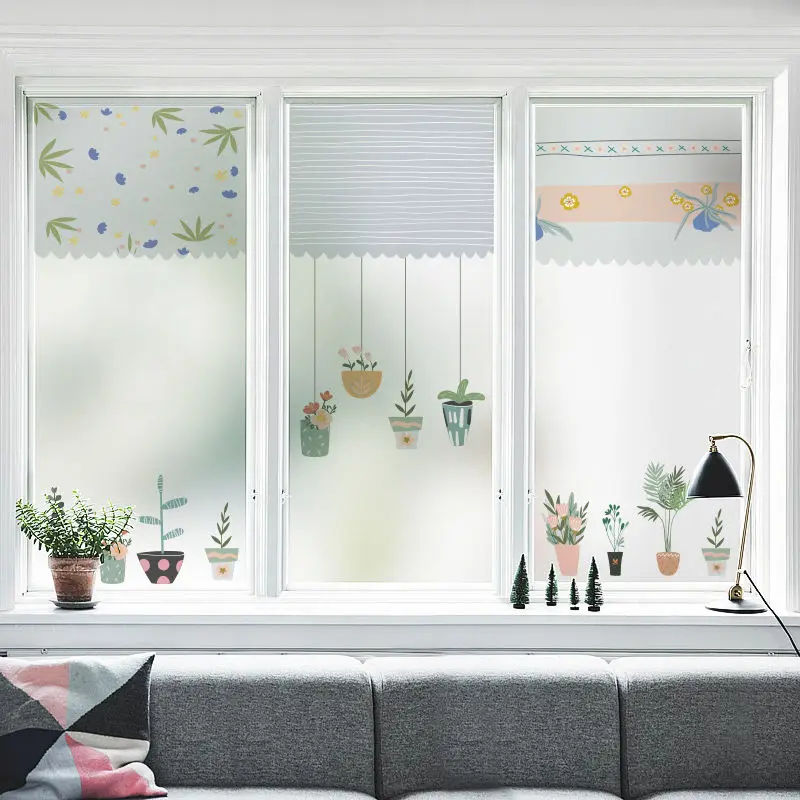 Балконная затеняющая оконная матовая наклейка на подоконник для спальни