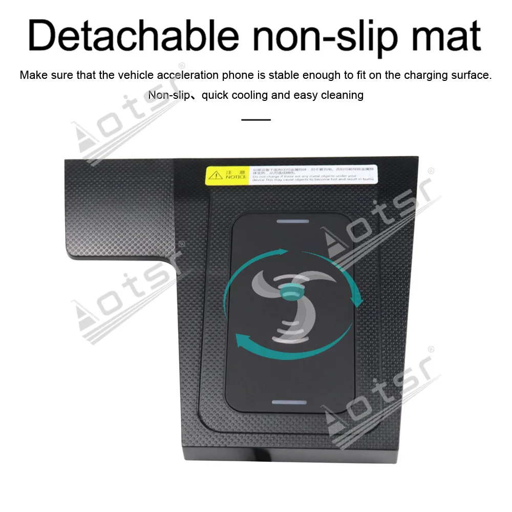 QI автомобильное инфракрасное Быстрое беспроводное зарядное устройство для Honda