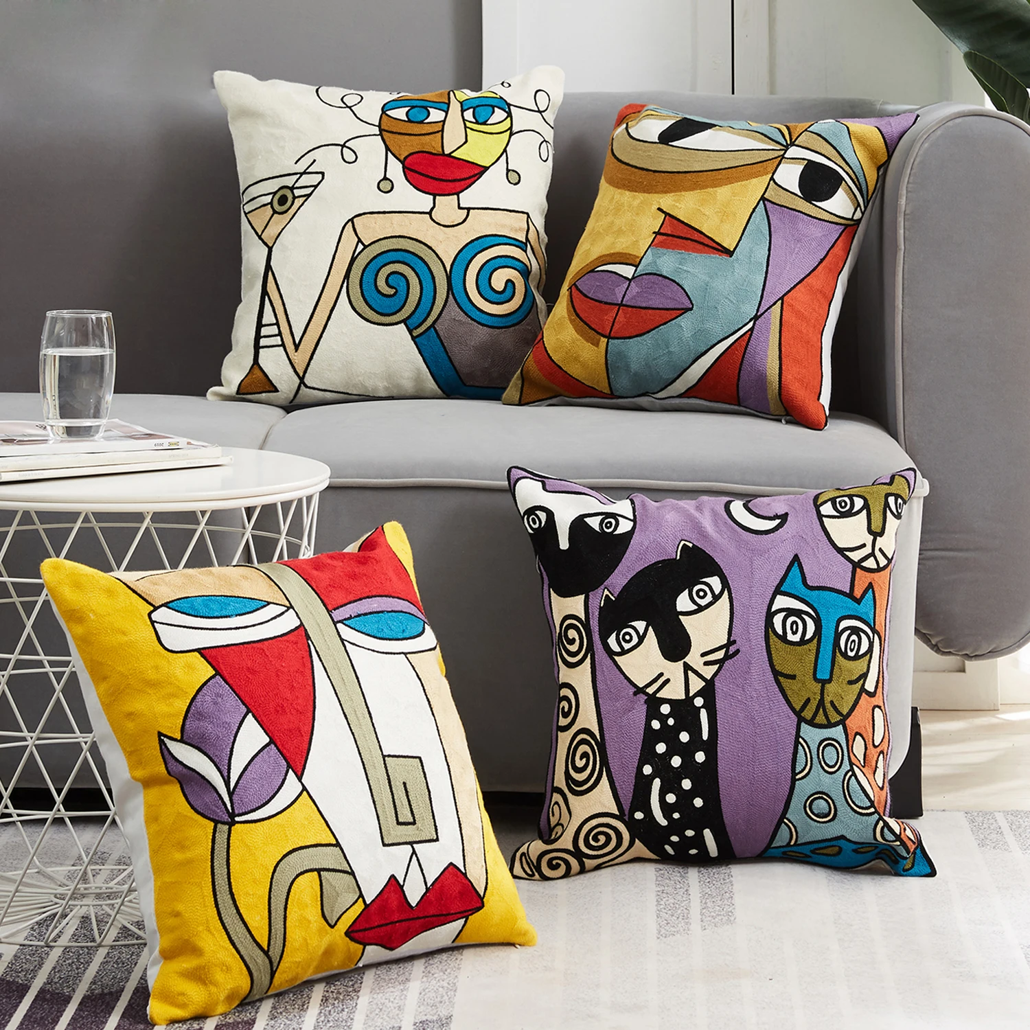 Винтажные Декоративные Чехлы для подушек картины Пикассо декоративные подушки