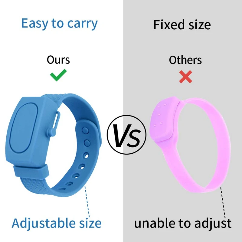 

Wearable Dispenser Pumps Disinfects Wristbands Hand Band Wrist Wristband Hand Dispenser Hand Wristband