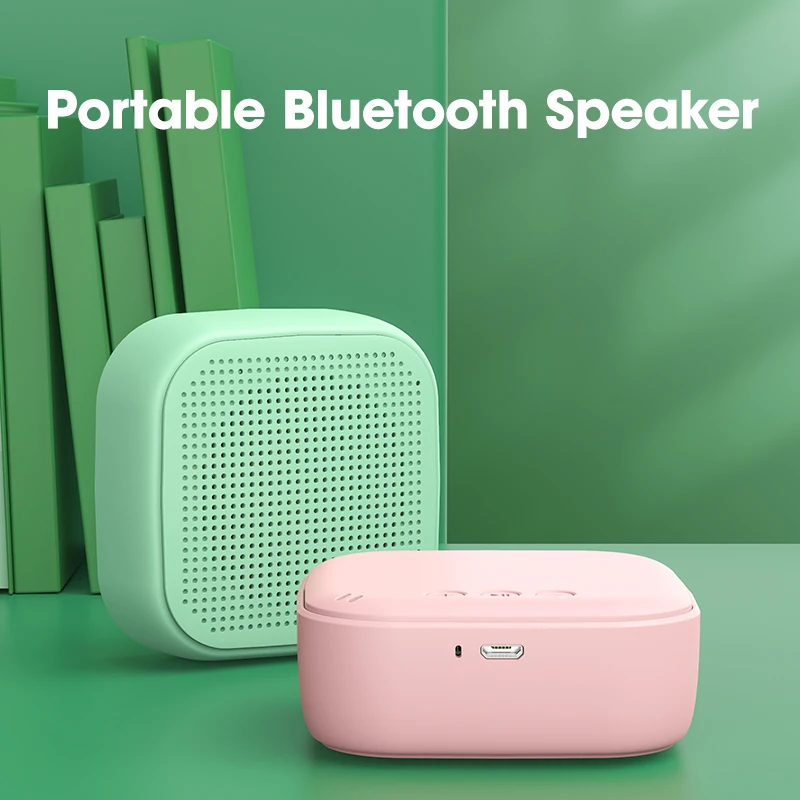 Bluetooth Динамик s розовый Колонка сабвуфер мини звуковая коробка портативный