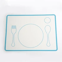30cm silicone placemat for kids montessori early educational materials table manners preschool child education