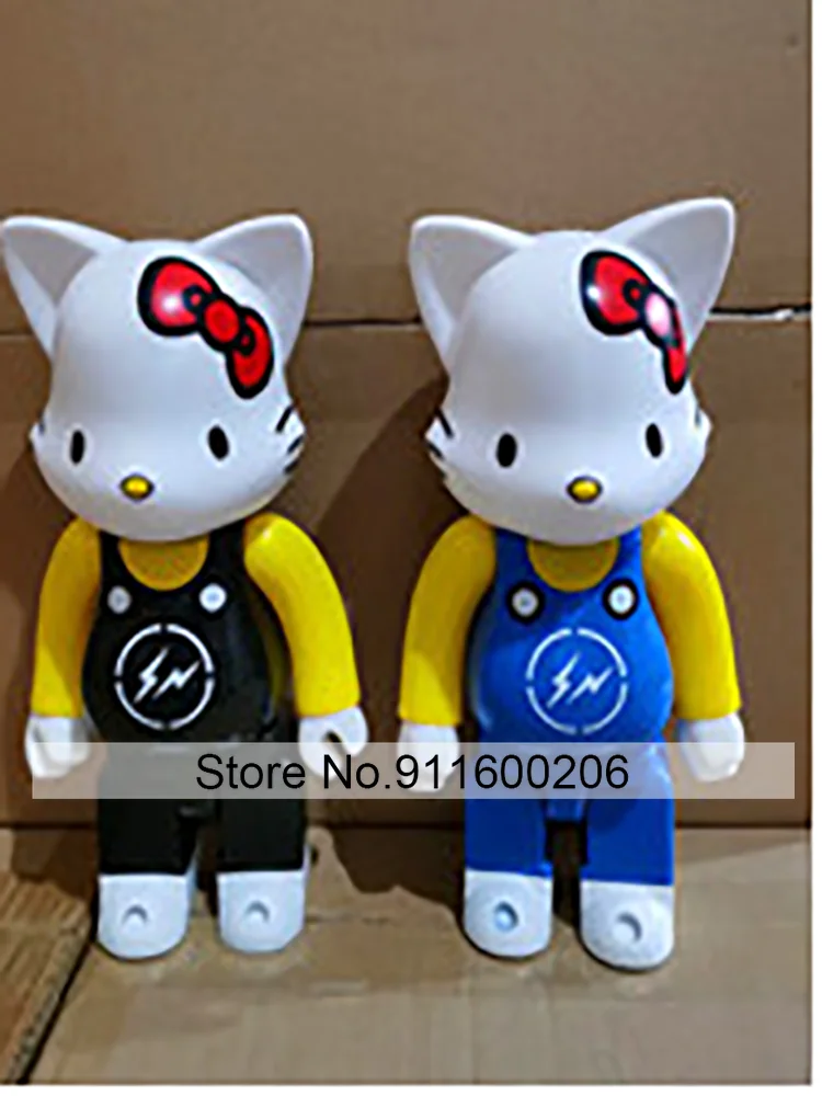 

Bearbricklys 28cm 400% Bear&bricklys Toy Lightning Cat Blocks Bear Toy Action Toy Figures Garage Kits Dolls Kids Toys