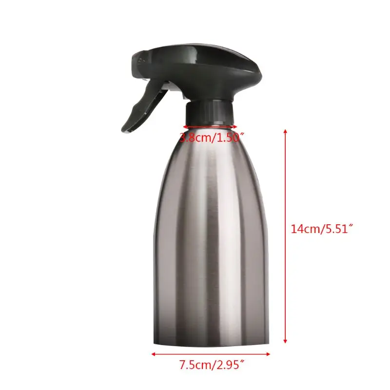 

Stainless Steel Spray Bottle Olive Oil Sprayer Oiler Pot for BBQ Barbecue Cooking Cookware Kitchen Tool