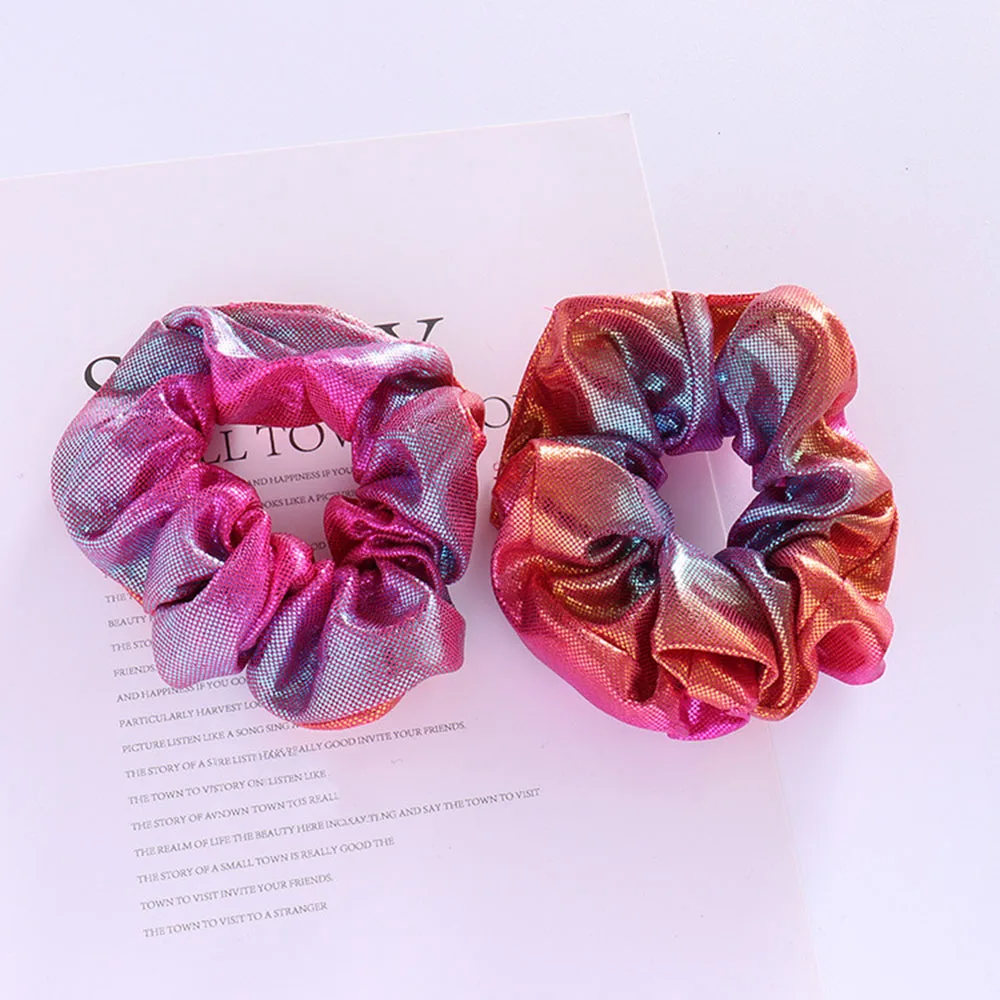 1 шт. цветные аксессуары для волос женщин/девочек эластичные ремешки с градиентом