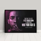 Chadwick Boseman знаменитый актер мотивирующая Цитата высокое качество холст плакат печать вдохновение Цитата настенная декоративная живопись