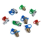 250 шт., колпачки для смазки М6, М8, М10, Zerk, в ассортименте, метрические резьбовые, полиэтиленовые, пылезащитные, водонепроницаемые, пластиковые колпачки