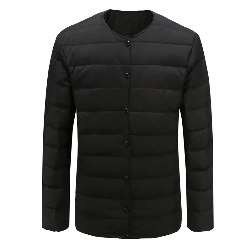 Новое поступление мужская теплая куртка-пуховик модная плотная повседневная