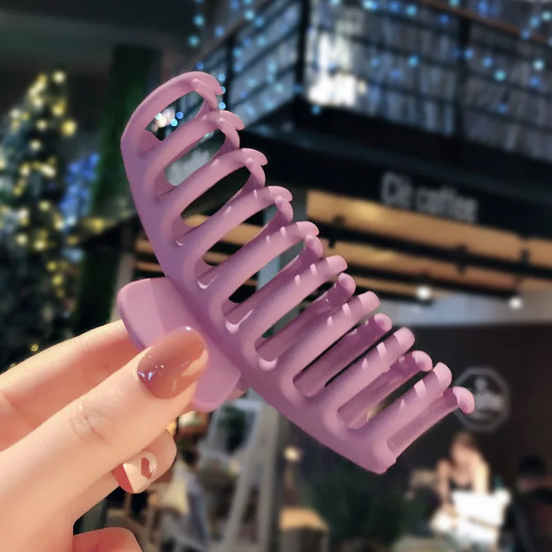 

Simple Women Large Bathing Hair Clip Hairpin Korean Hair Accessories