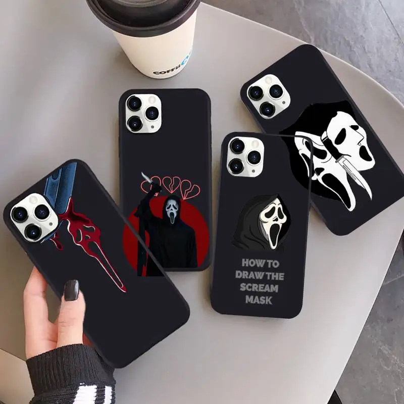 

ghostface Phone Case for iPhone 13 12 11 mini pro XS MAX 8 7 6 6S Plus X SE 2020 XR