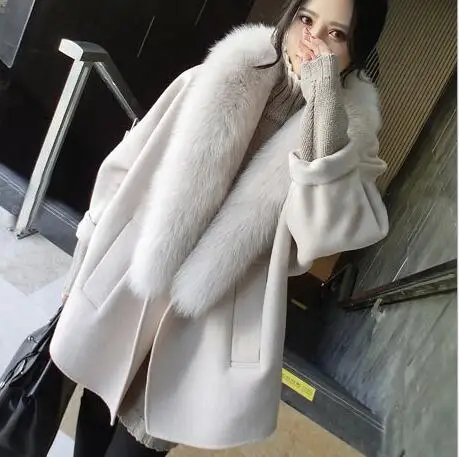 2019 женская новая зимняя одежда утепленная шерстяная куртка Женская Корейская