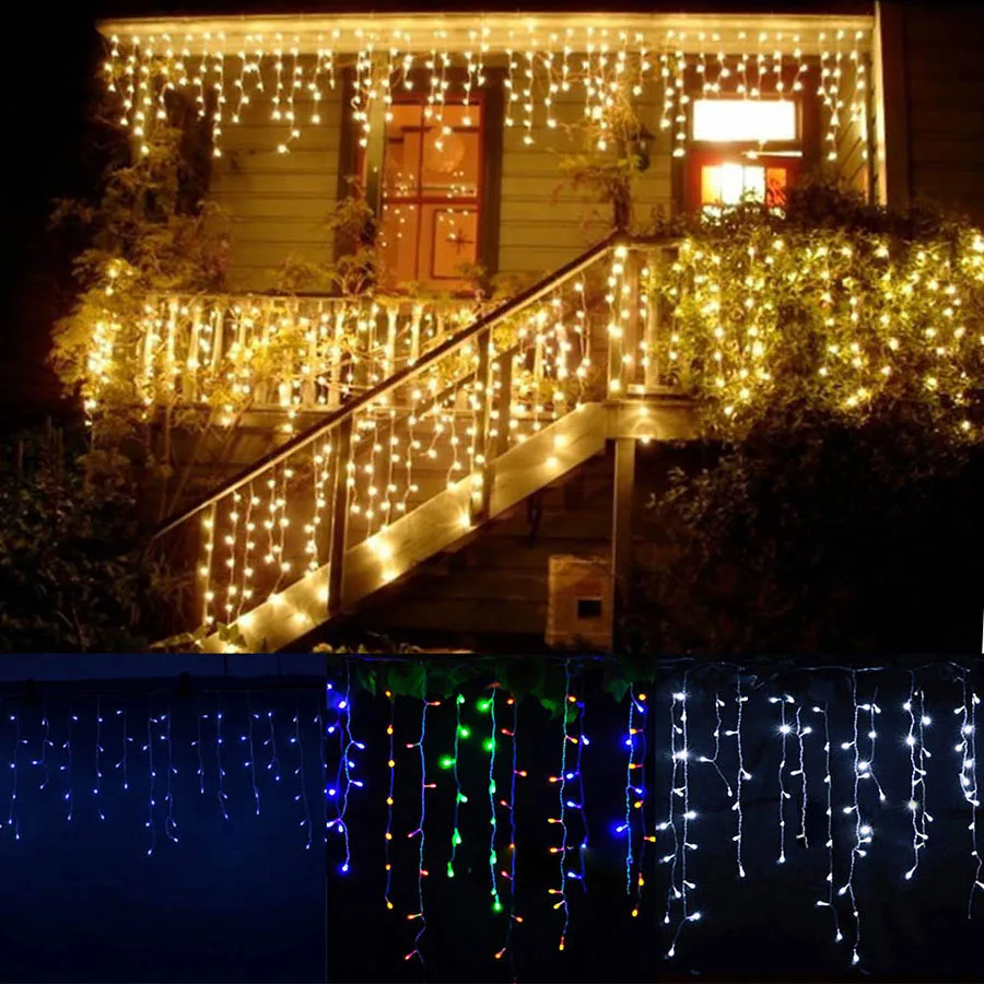

3-возможностью погружения на глубину до 30 м светодиодный Рождественский светильник на открытом воздухе домашняя гирлянда гирлянды светиль...