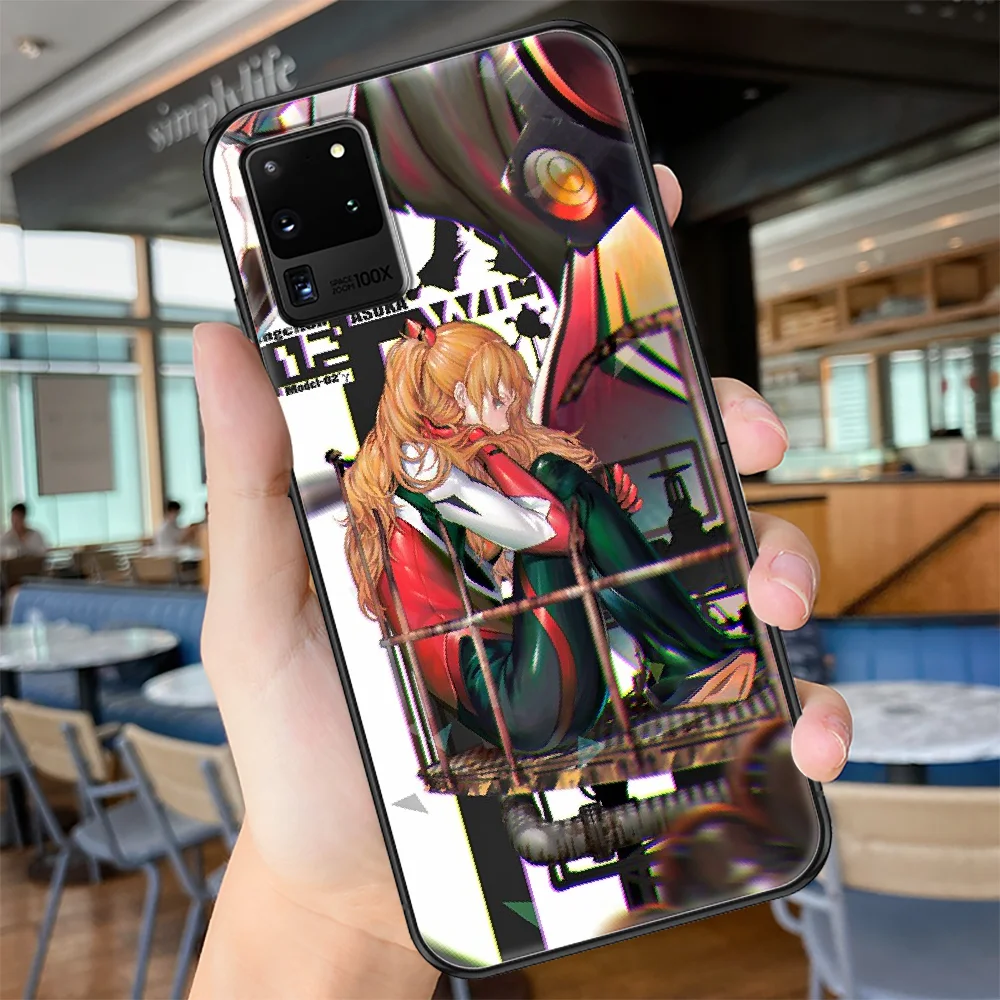 

Anime EVANGELIONS Phone case For Samsung Galaxy Note 4 8 9 10 20 S8 S9 S10 S10E S20 Plus UITRA Ultra black luxury coque fashion