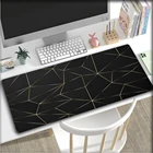 Черный креативный треугольный большой коврик для мыши GuJiaDuo Xxl, для ноутбука, ПК, Игровая клавиатура, настольный игровой коврик для мыши