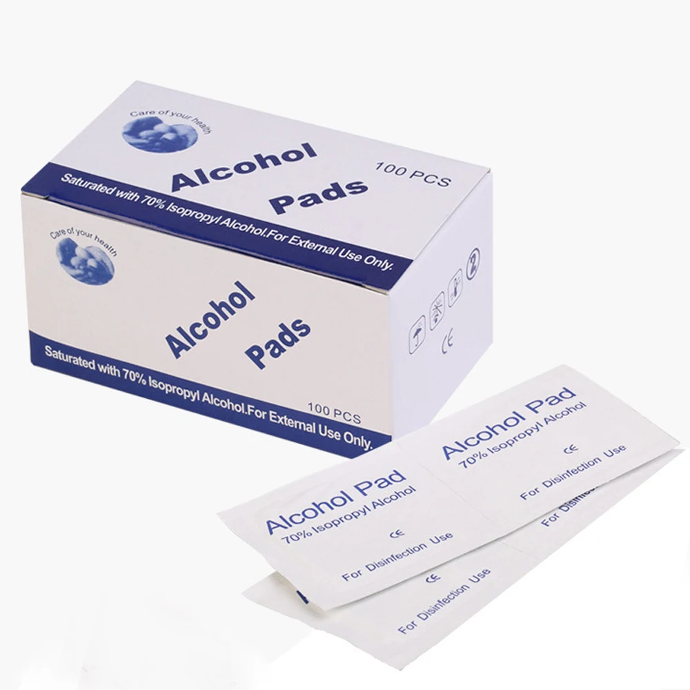 25/100 шт антифлогоза изопропил спиртовые тампоны кусок протрите - Цена: 263,28 руб.