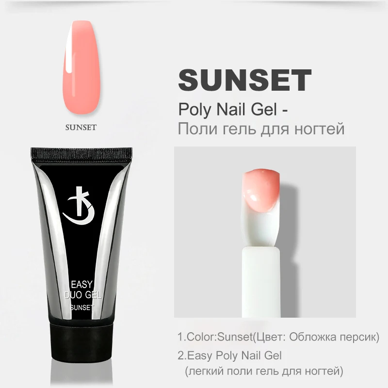 

KODI Semipermanent Poly Nail Gel 30g Varnish Hybrid UV Gel for Extension Nail Art Desgin Builder Gel for Nails 5 Colors Poligel