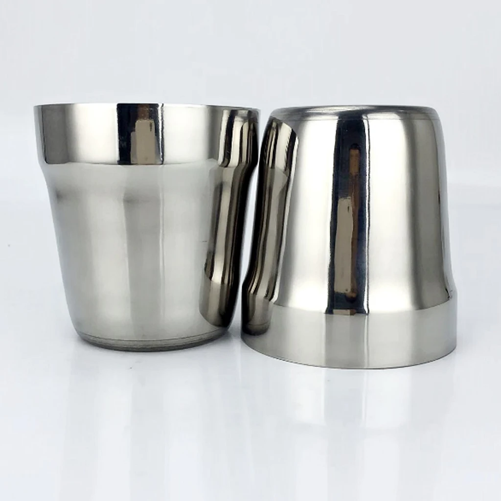 Кофейные пивные кружки из нержавеющей стали Изолированная кружка с двойными