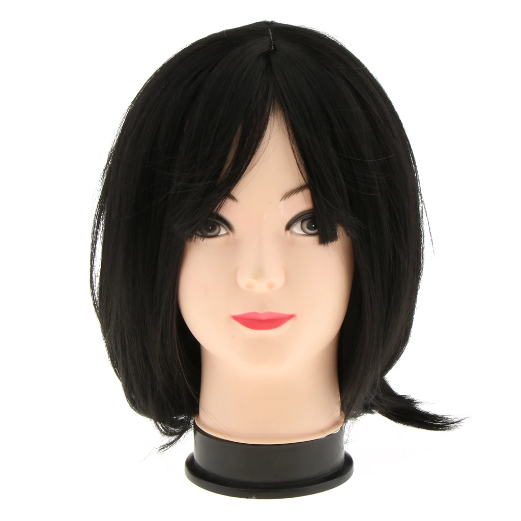 

Straight Short Brown Wig Bob Cosplay Costume Accessories Props