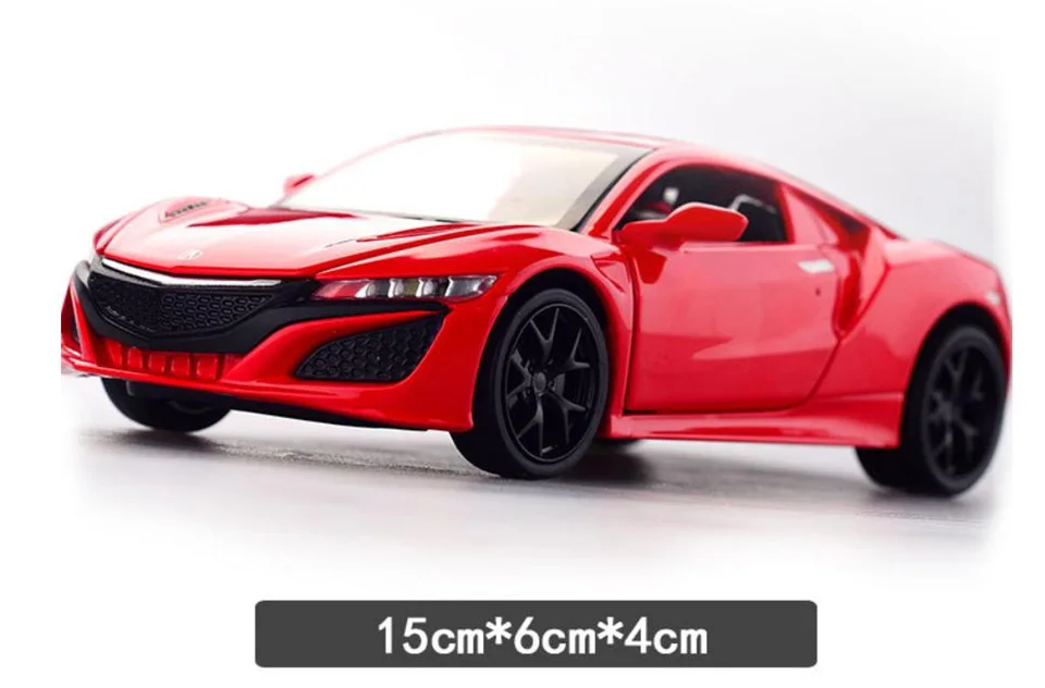 Лидер продаж литая модель автомобиля из сплава 1:32 Acura NSX мигающий Звук Детская