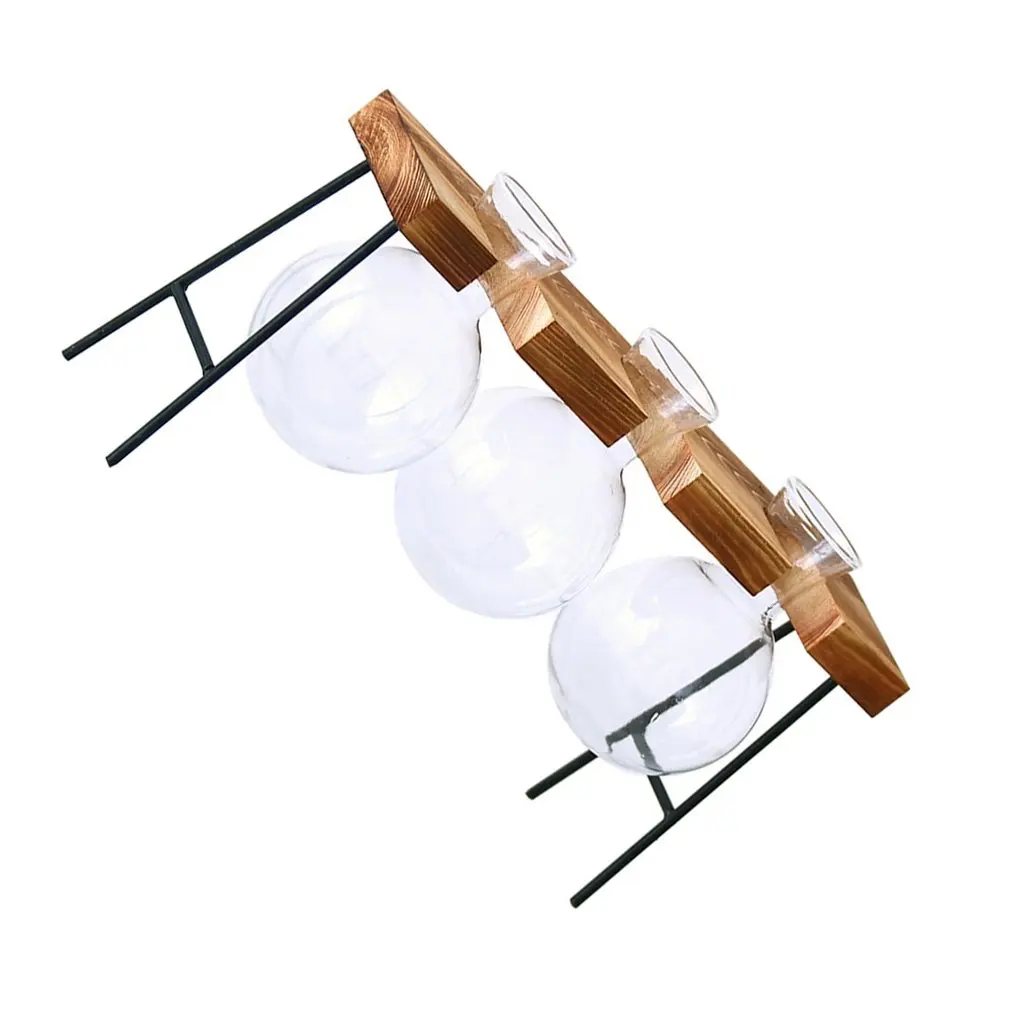 Креативная ваза из кованого железа для гидропоники маленькое свежее украшение