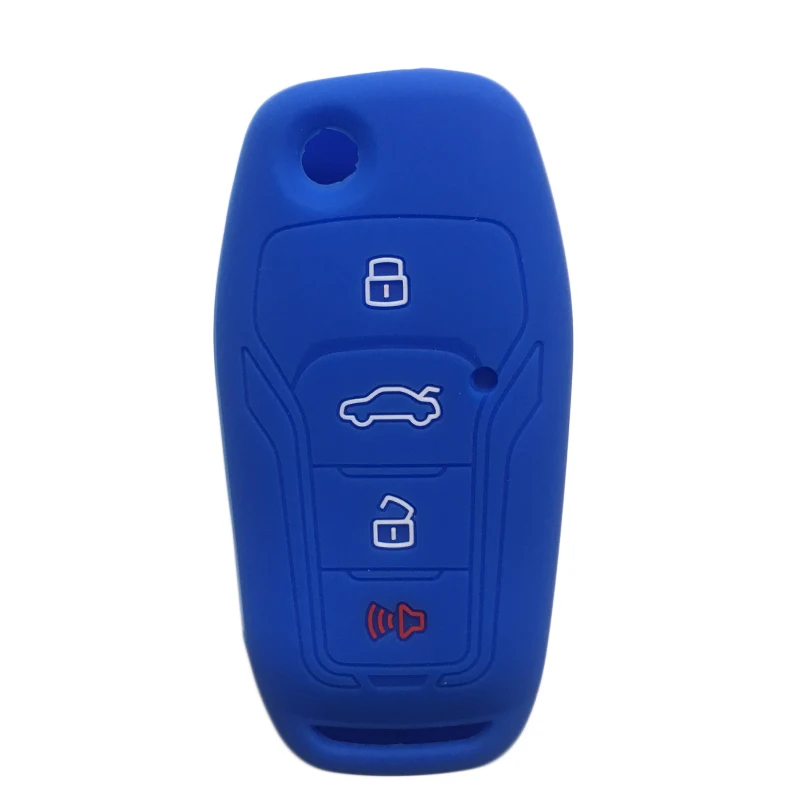 Чехол для ключа Ford Focus 3 силиконовый чехол дистанционного подходит Escape S C Max ключей