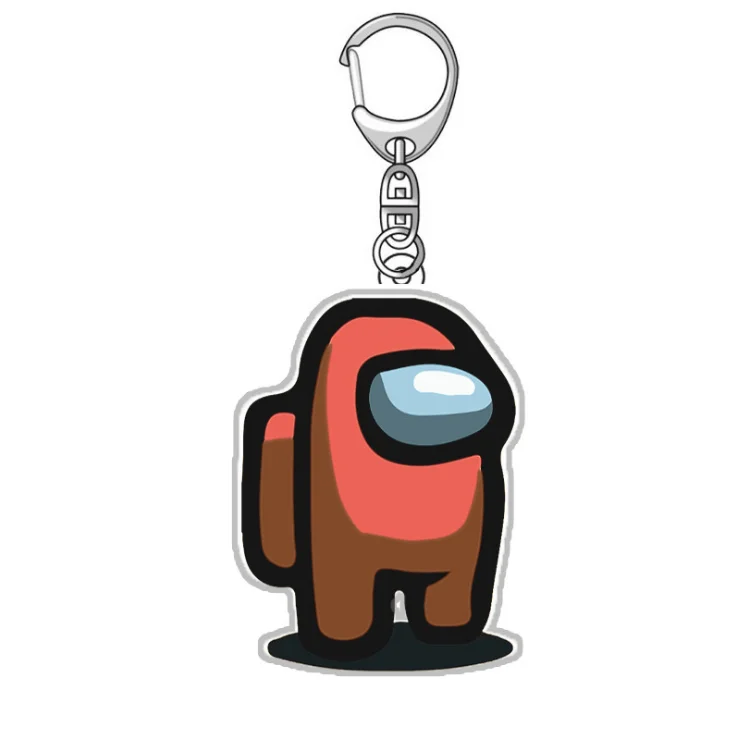 Новые популярные игры среди нас брелок акриловые красочные подарочные брелки