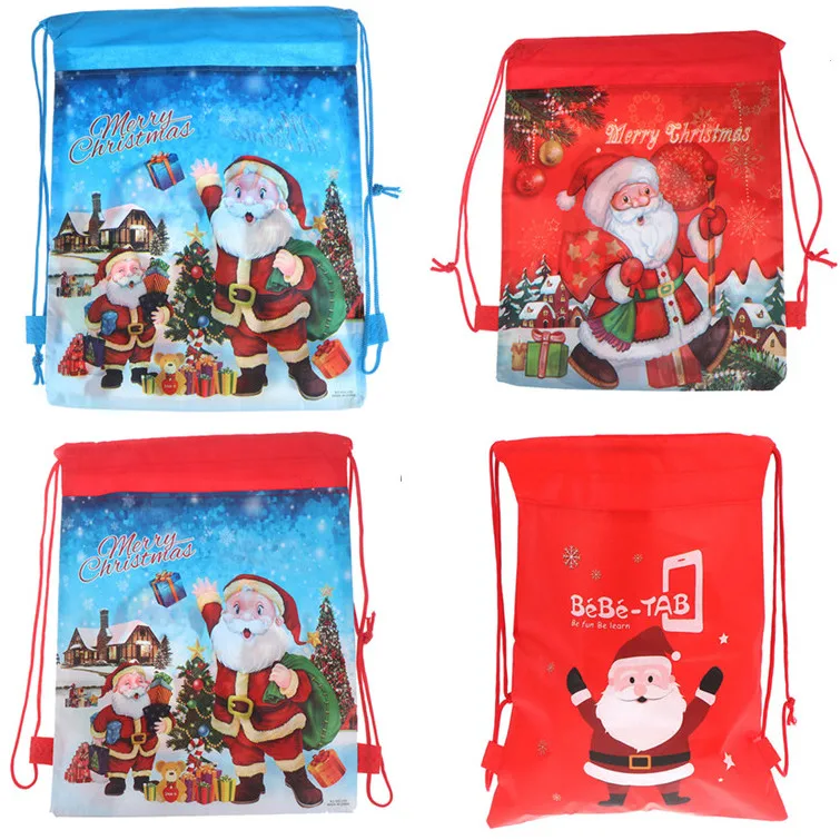 1 шт. сумка на шнурке Рождество/Динозавр/единорог Сумки Детские Мультяшные сумки