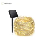 Уличная гирлянда на солнечной батарее, светодиодная лента на солнечной батарее для украшения сада, свадьбы, вечеринки