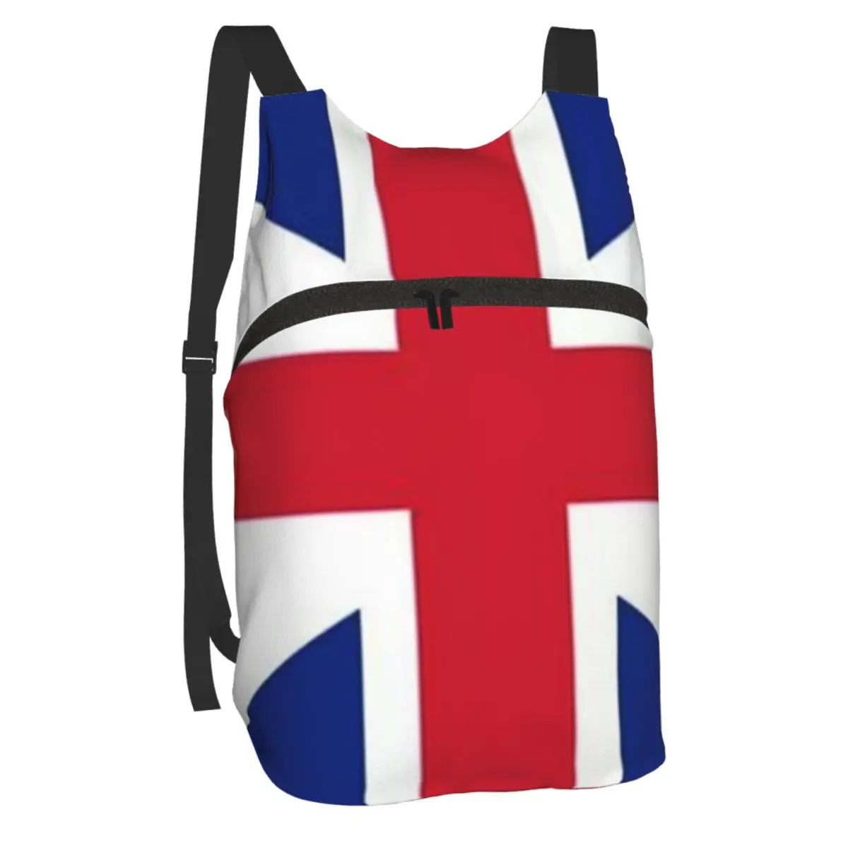 

British Flag Foldable Portable Backpack Travel Mountaineering Lightweight Backpack Men and Women Boarding Backpack