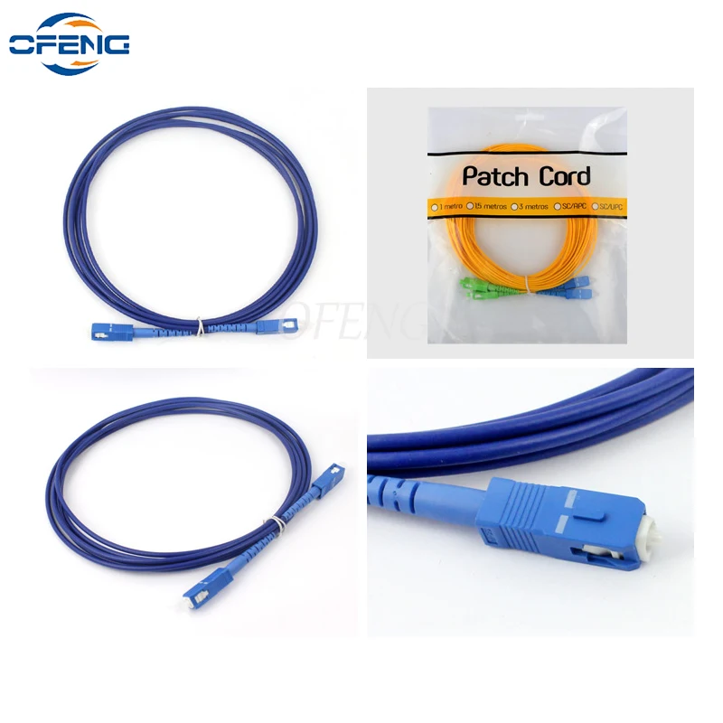 10PCS SCUPC/SCUPC Armored fiber Patch Cord SM Single Mode SC UPC FTTH Fiber Optic Jumper Cable free shipping | Мобильные телефоны и