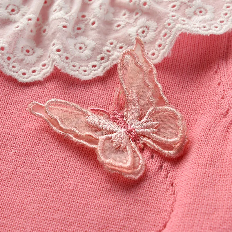 Комбинезоны для новорожденных девочек 3 18 месяцев кружевные вязаные ромперы с