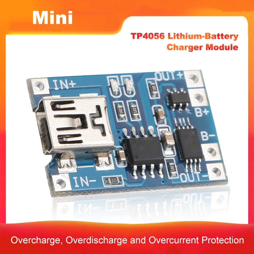 Литий ионный Micro/Type C/Mini USB 1 А 5 В TP4056 18650 модуль зарядного устройства для литиевого