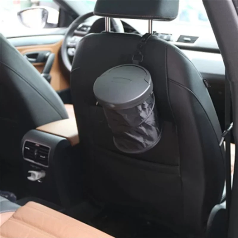 

Collapsible Car Trash Can Traveling Portable Auto Garbage Bag Pop Up Waste Basket Dustbin Multifunction Auto Storage Tools
