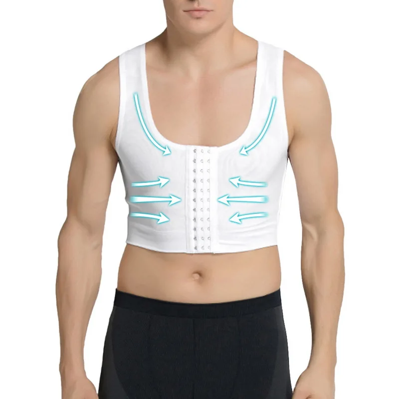 CYSINCOS мужской корсет для похудения жилет живота Талия рубашка с поясом