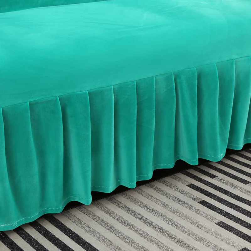 Чехол для дивана из эластичной плюшевой ткани облегающий полноразмерный