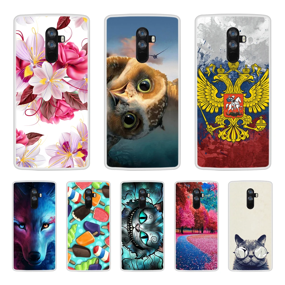 Чехол Для Doogee Mix 2 мягкий силиконовый чехол из ТПУ с крутым рисунком для телефона в