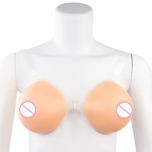 Силиконовые накладные груди ONEFENG, круглая форма, для перекрестных платьев, с ремнями, 300-1600 гпара