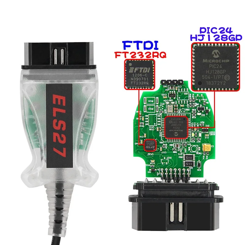 Новейшая модель V2.3.8 ELS27 FORScan PIC24HJ128GP + FTDI Mircochip мульти Язык работает ELM327 открытые