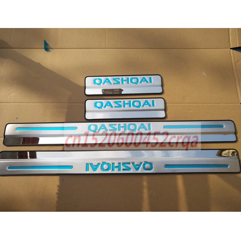 LB для Nissan Qashqai J11 2015 2016 2017 аксессуары Накладка порога двери защитная наклейка