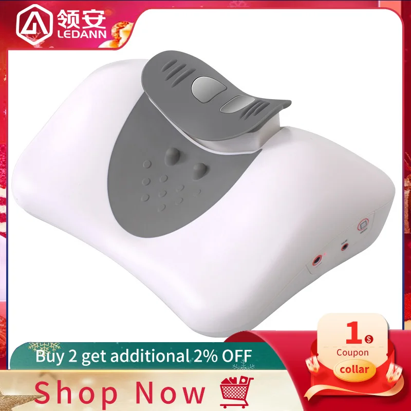 Ledann электрическая Беспроводная Тяговая подушка для массажа шеи улучшения