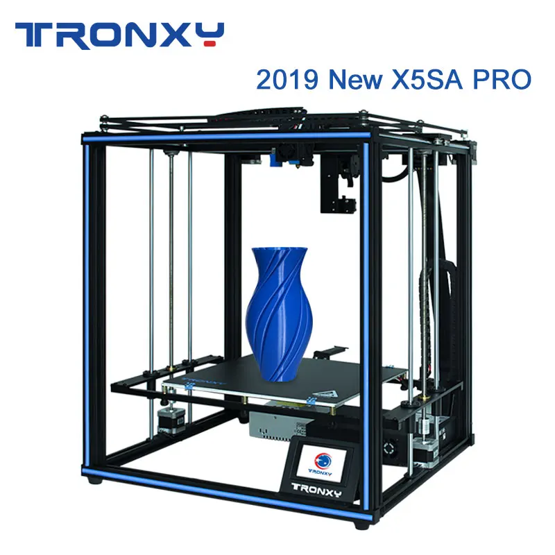 X5SA PRO Tronxy новейший X5SA Pro OSG двухосный внешний направляющий рельс 3d принтер Настольный DIY наборы Titan экструдер печать ТПУ нити - Цвет: X5SA PRO