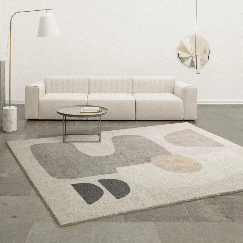 

Новейший креативный ковер контрастных цветов, ковер для гостиной в скандинавском стиле, мягкие коврики для спальни, домашнего декора, напол...