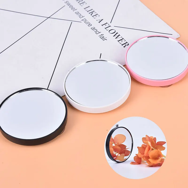 

CX148 Portable Makeup 5X 10X Magnifying Cosmetic Round Mirror With Two Suction Cup 88x88x9mm