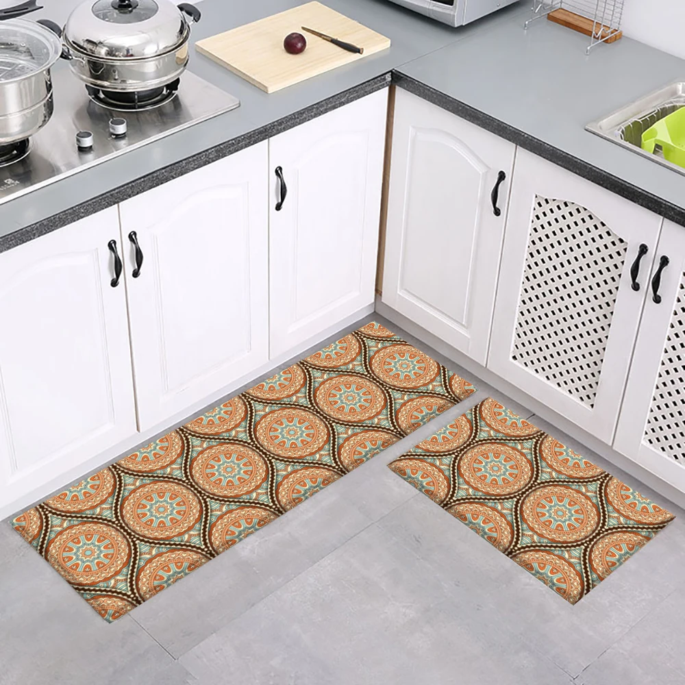 

Fashion Modern Area Rug Kitchen Mat Anti-slip Living Room Balcony Bathroom Printed Carpet Doormat Hallway Geometric Bath Mat