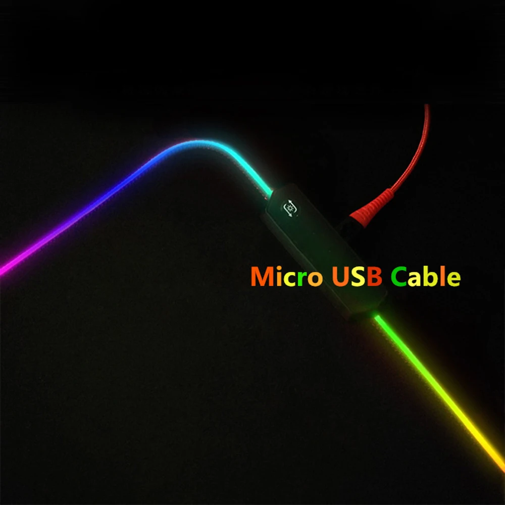 Большой игровой коврик для мыши геймерский коврик для мыши RGB коврик для мыши XXL компьютерный коврик светодиодный коврик с подсветкой Mause ковер Настольный коврик для Overwatch OW DVA