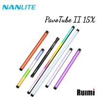 nanlite pavotube ii 15x led tube light rgb light stick full color creative handheld fill light