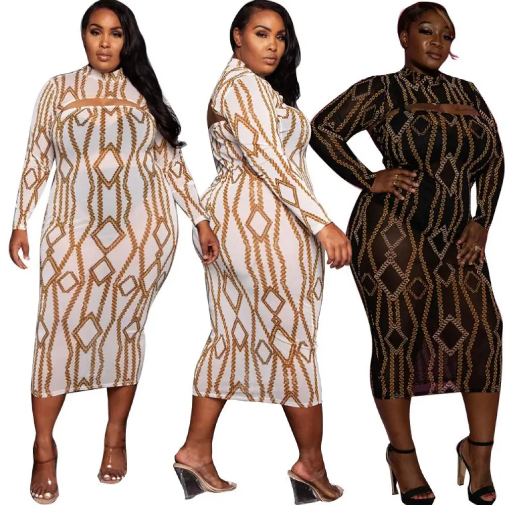 

Женское платье-карандаш с длинным рукавом и круглым вырезом